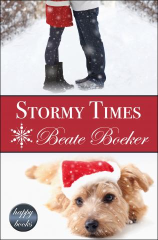 Cover Stormy Times by Beate Boeker sweet Christmas romance puppy