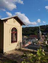 Pavillon in Bad Schandau, restauriert im Garten von Klaras Kiez